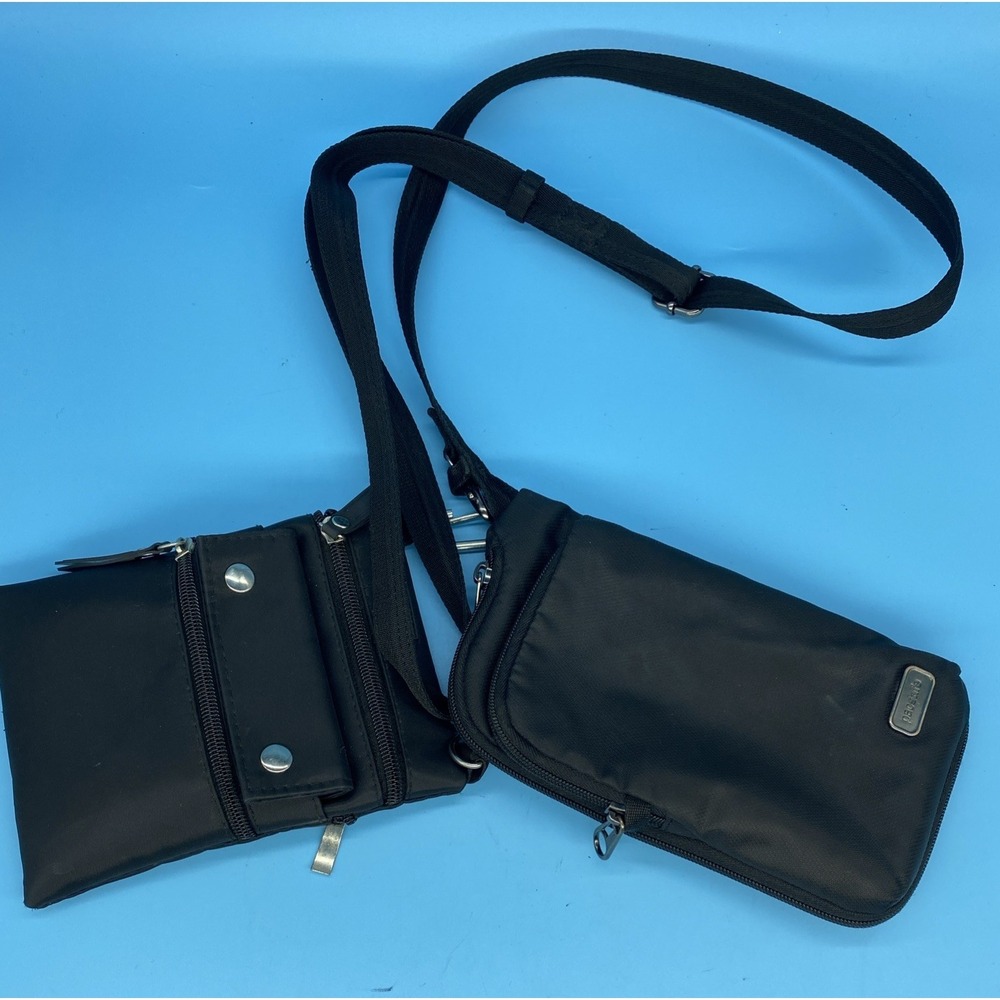 Pacsafe & Scansafe Ant-Theft Travel Bag Lot Crossbodyโ Sling Purse RFID Blocking